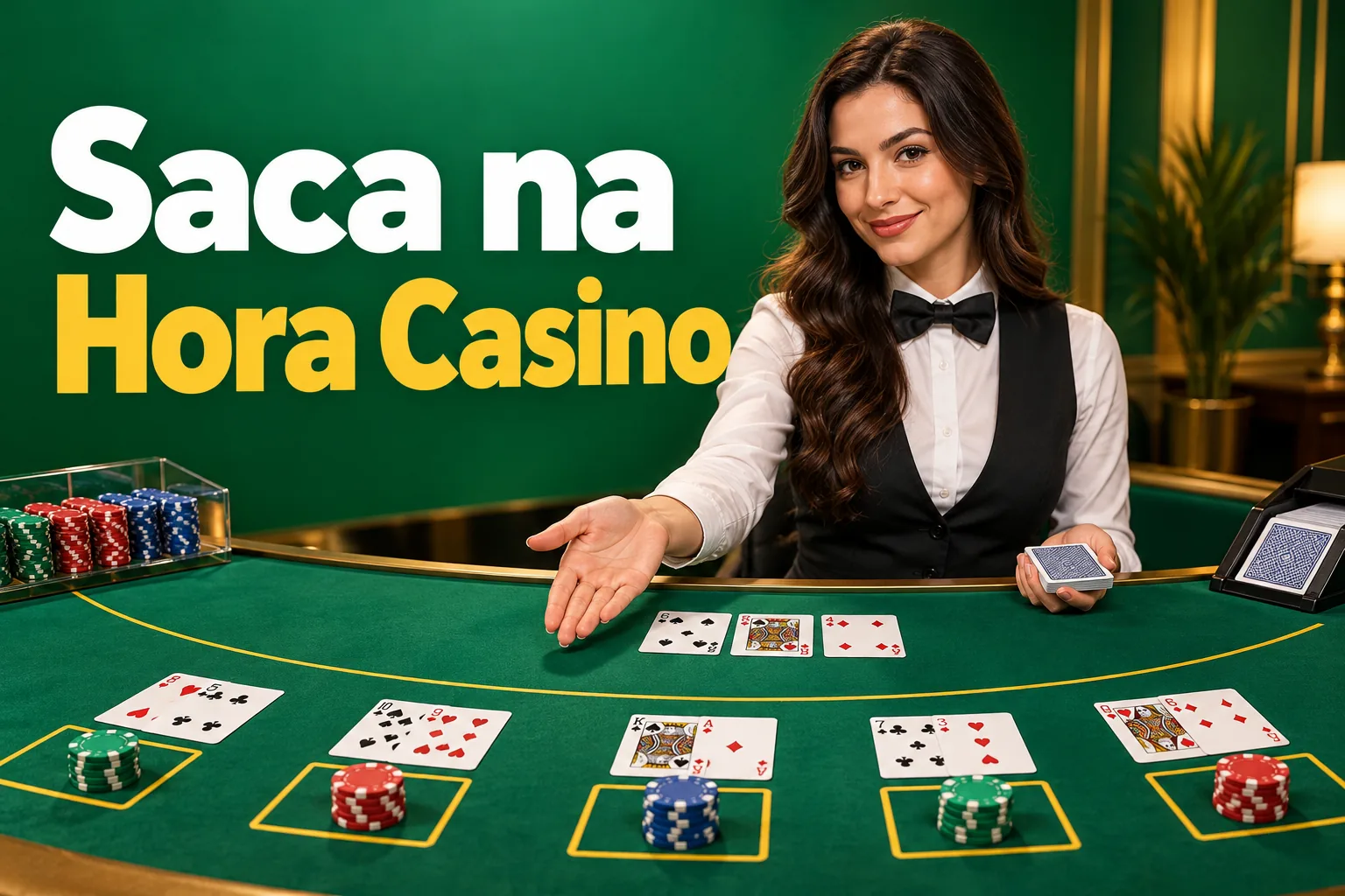 Cassino ao vivo com crupiê em português
